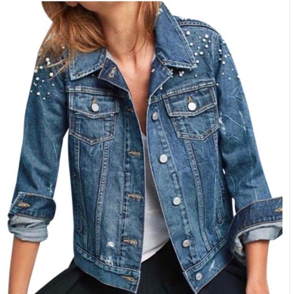 crystal jean jacket